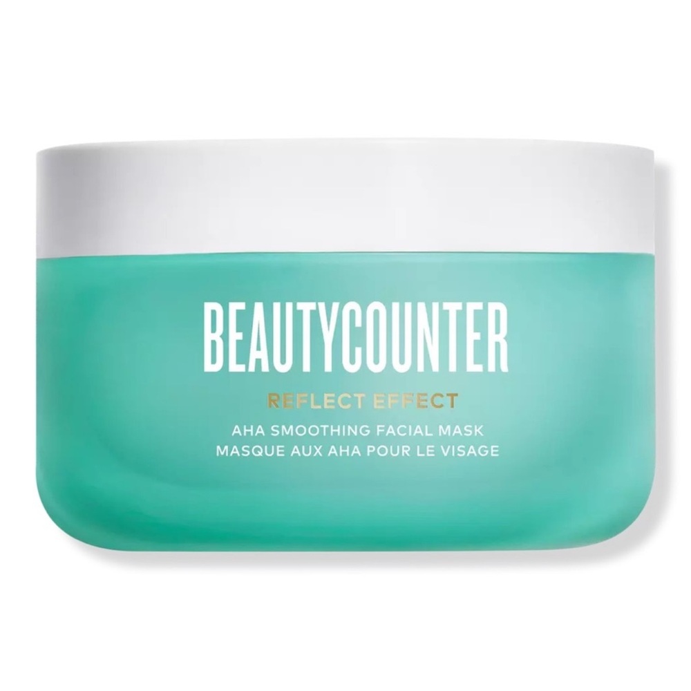 beautycounter Teal Reflect Effect AHA Smoothing Facial Mask